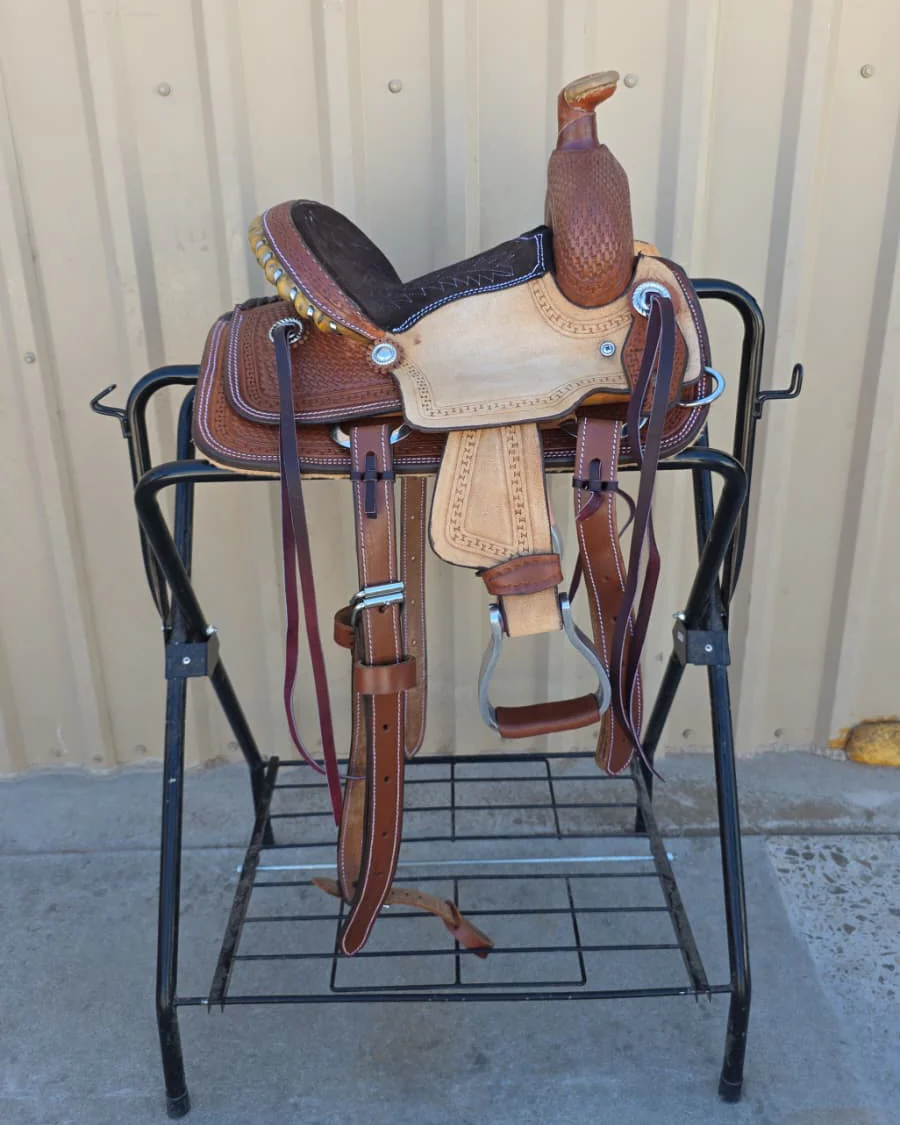 #2605 10" Corriente Youth Kids Roping Saddle
