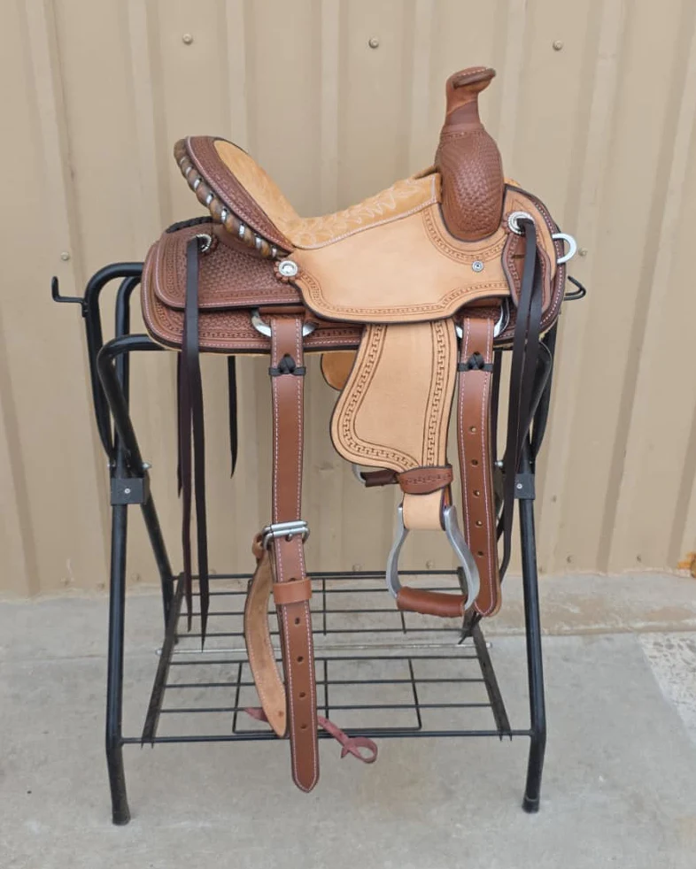#2617 12" Corriente Youth Kids Roping Saddle