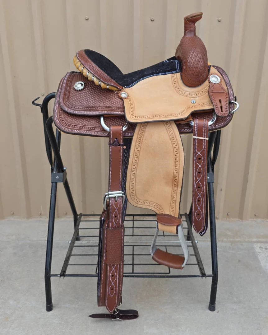 #2693 13" Corriente Youth Kids Roping Saddle