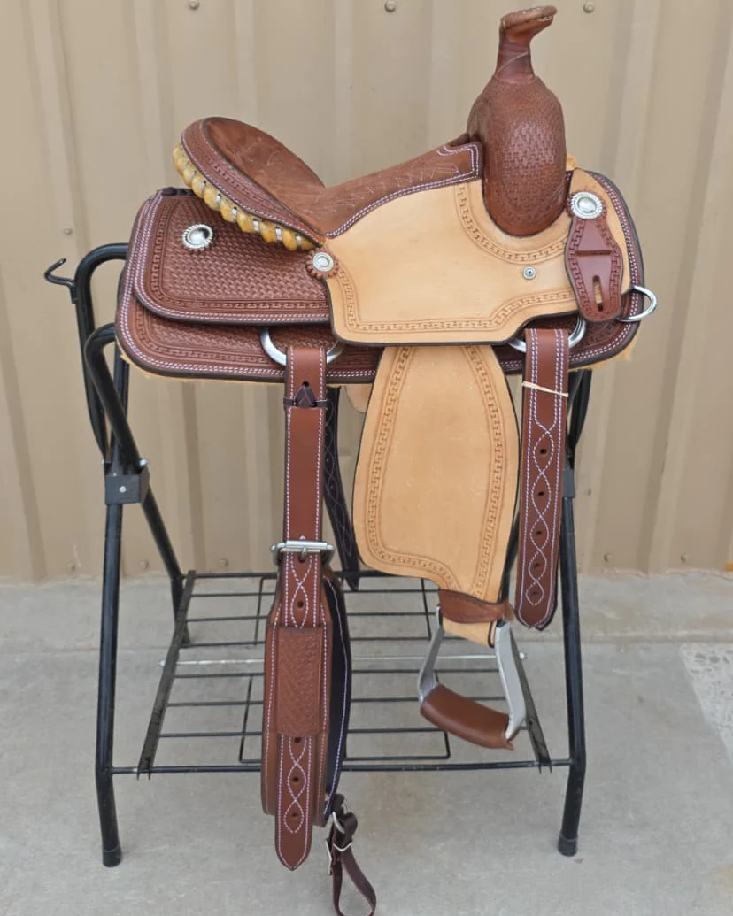 #2694 13" Corriente Youth Kids Roping Saddle