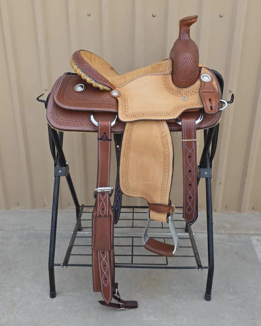 #2695 13" Corriente Youth Kids Roping Saddle