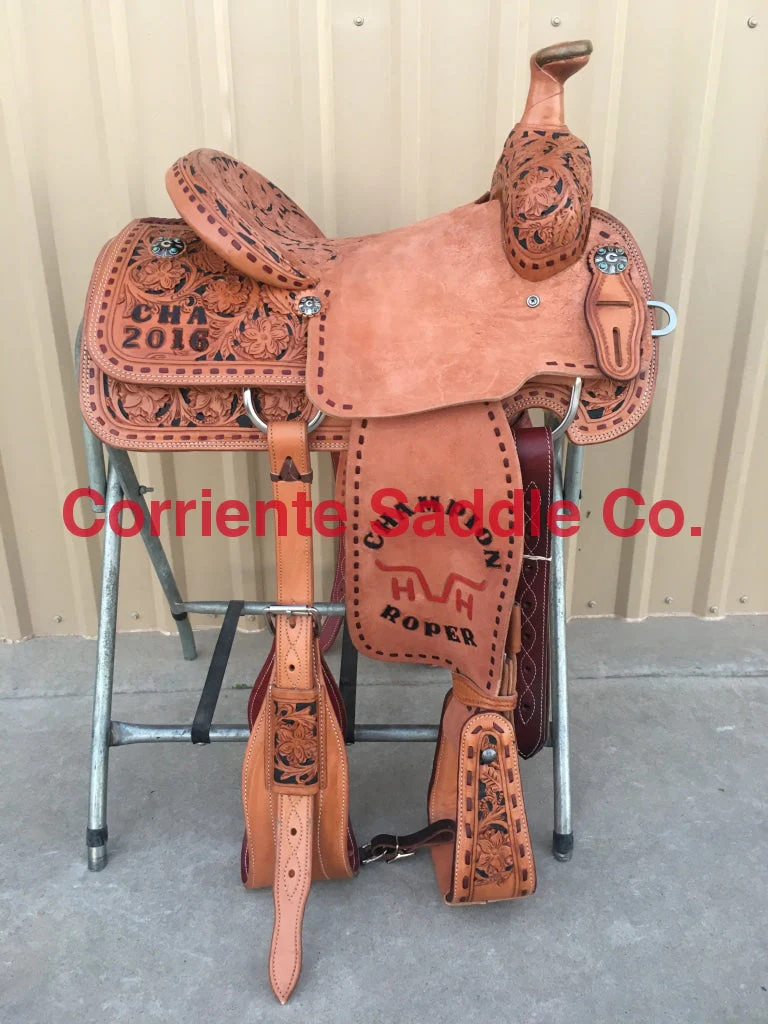 CSR 100 Corriente Team Roping Saddle - Image 3