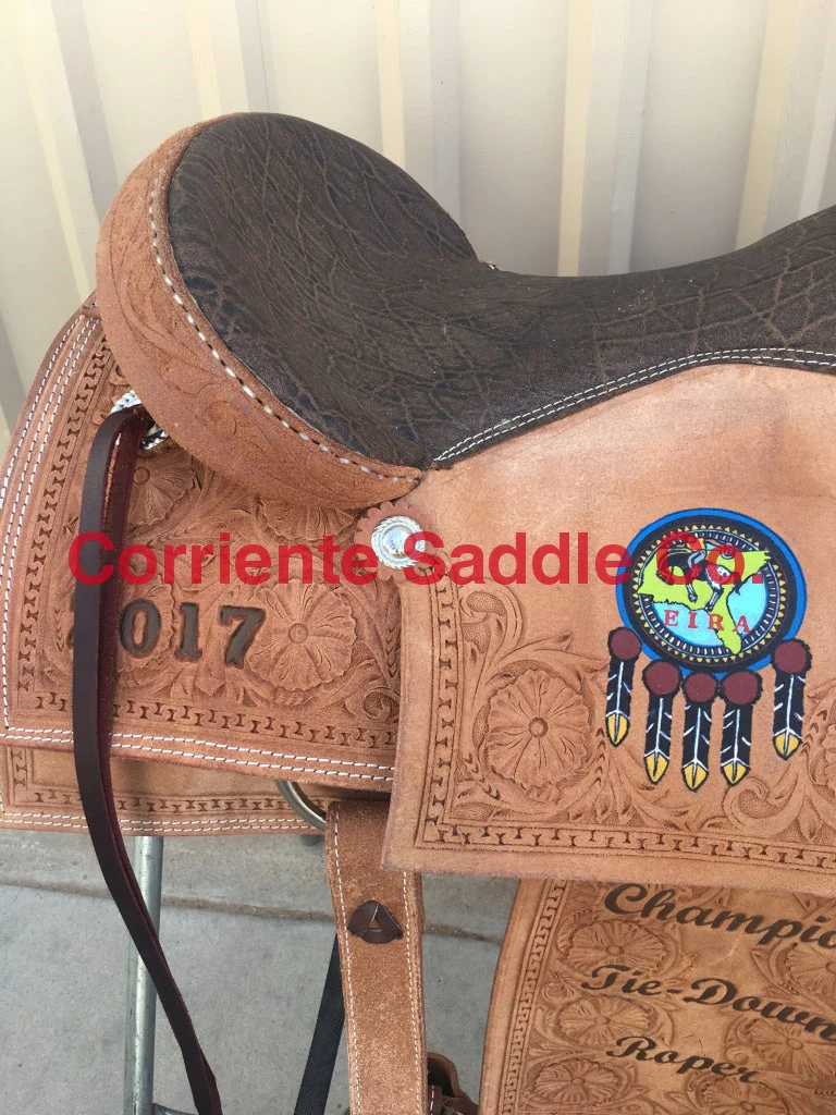 CSR 105A Corriente Team Roping Saddle - Image 2