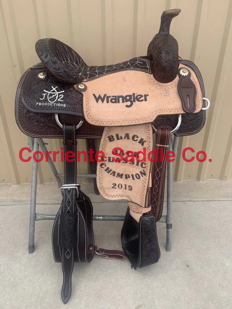 CSR 117BB Corriente Team Roping Saddle - Image 2