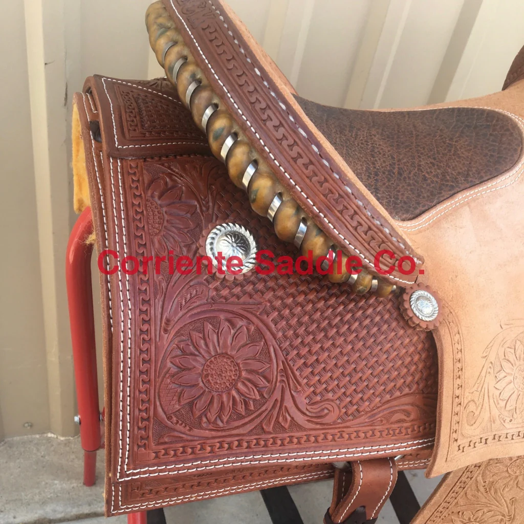 CSR 161C Corriente Team Roping Saddle - Image 2