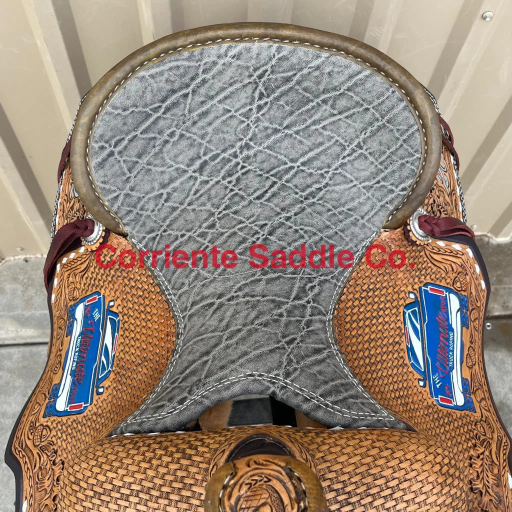 CSR 164B Corriente Team Roping Saddle - Image 2