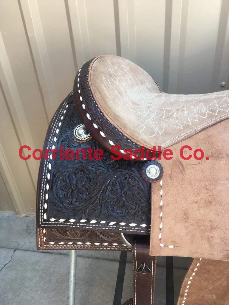 CSR 168A Corriente Team Roping Saddle - Image 2