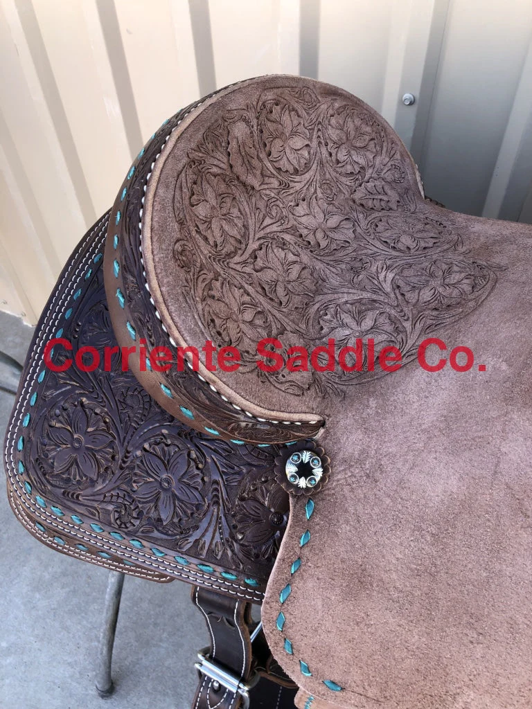CSR 169D Corriente Team Roping Saddle - Image 2