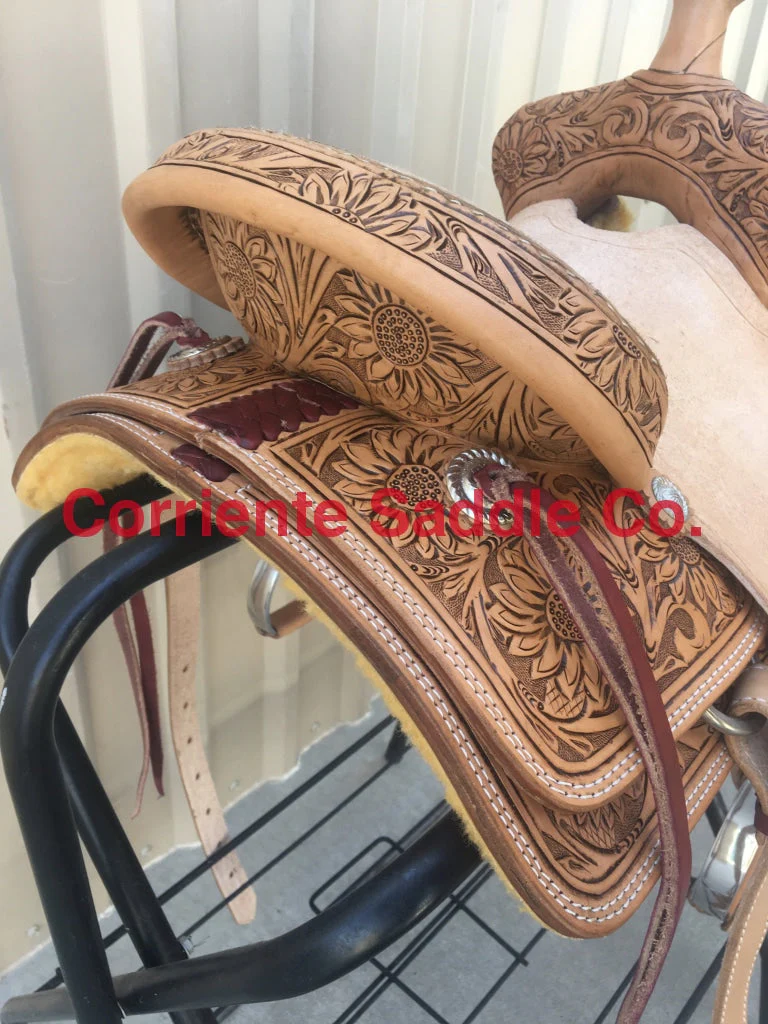 CSY 701CD 10" Corriente Youth Buckaroo Association Saddle - Image 2