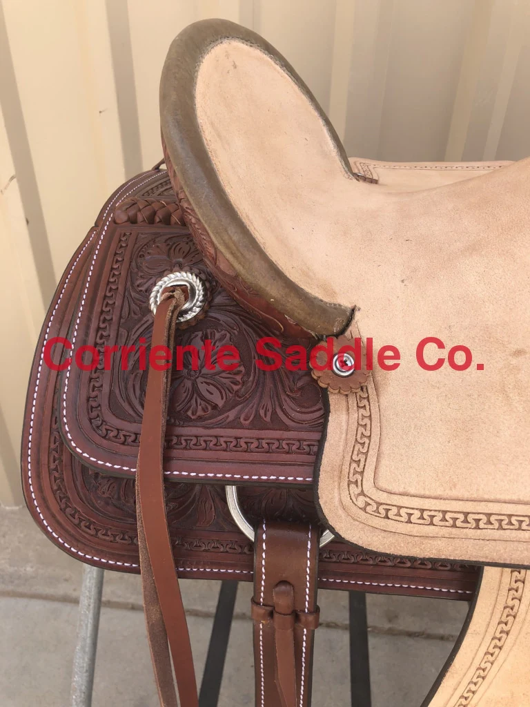 CSY 703CA 12" Corriente Youth Buckaroo Association Saddle - Image 2