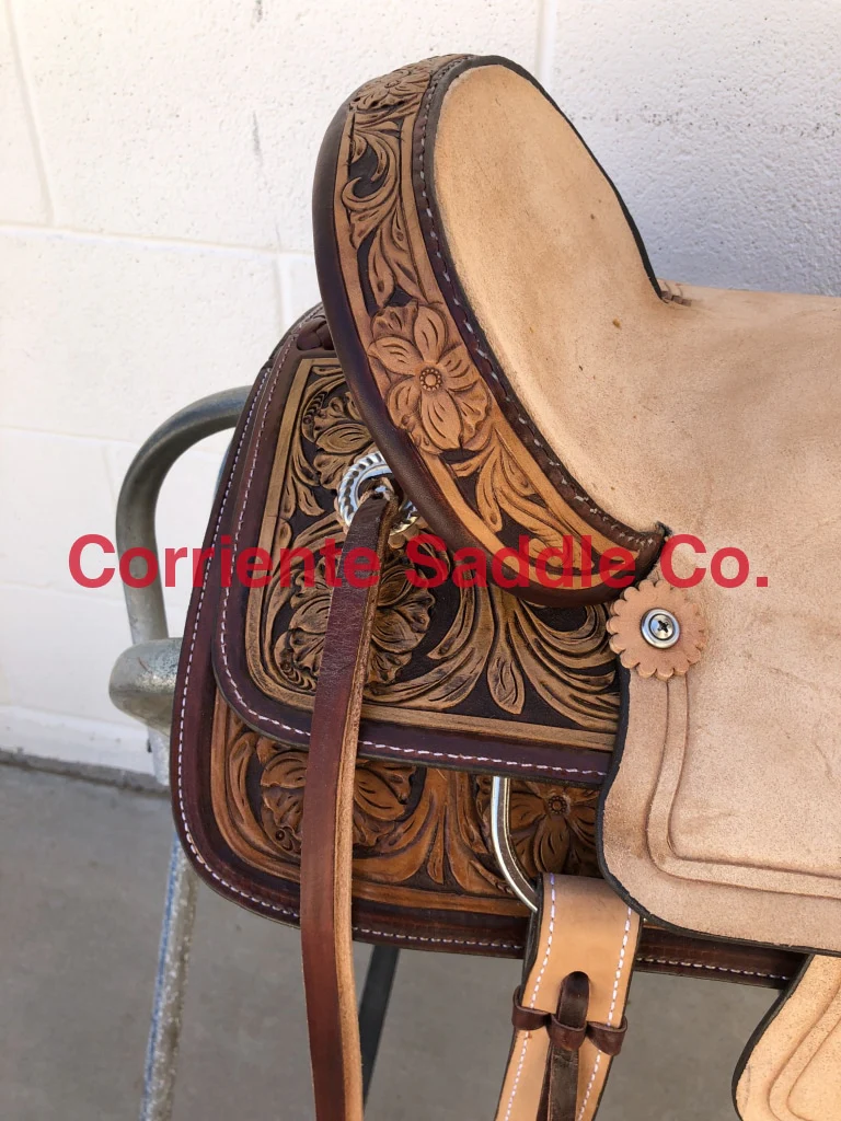 CSY 703CC 12" Corriente Youth Buckaroo Association Saddle - Image 2
